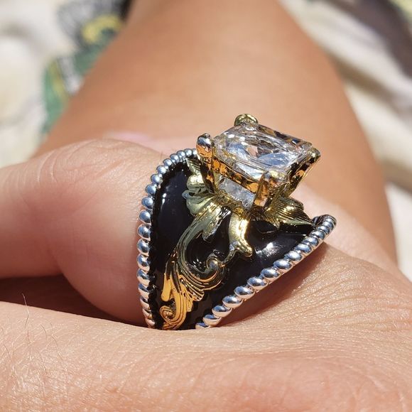 Western Antique Vintage Rope Ring Cowgirl … - Picture 3 of 6